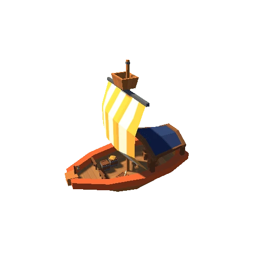 Pirate Ship 02 Orange